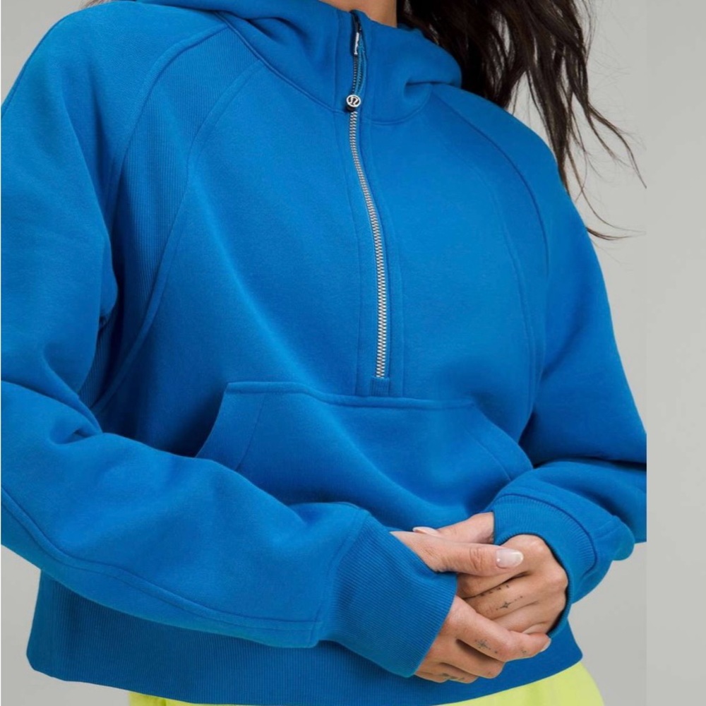 Blue Hoodie in color Poolside by lululemon athletica